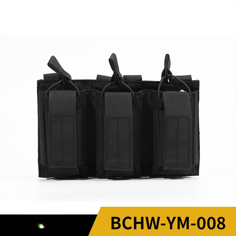 Set triplu de buzunare pentru magaziile pistolului – husă tactică pentru vestă de exterior