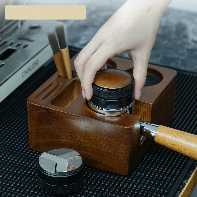 Rozsdamentes acélból készült kávétamper készlet, 51/53/58 mm, gravitációs súlybeállítás, olasz stílus