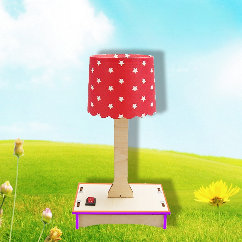 DIY Színes Mini Asztali Lámpa Készlet Technikai Projektekhez és Általános Iskolai Tudományos Kísérletekhez