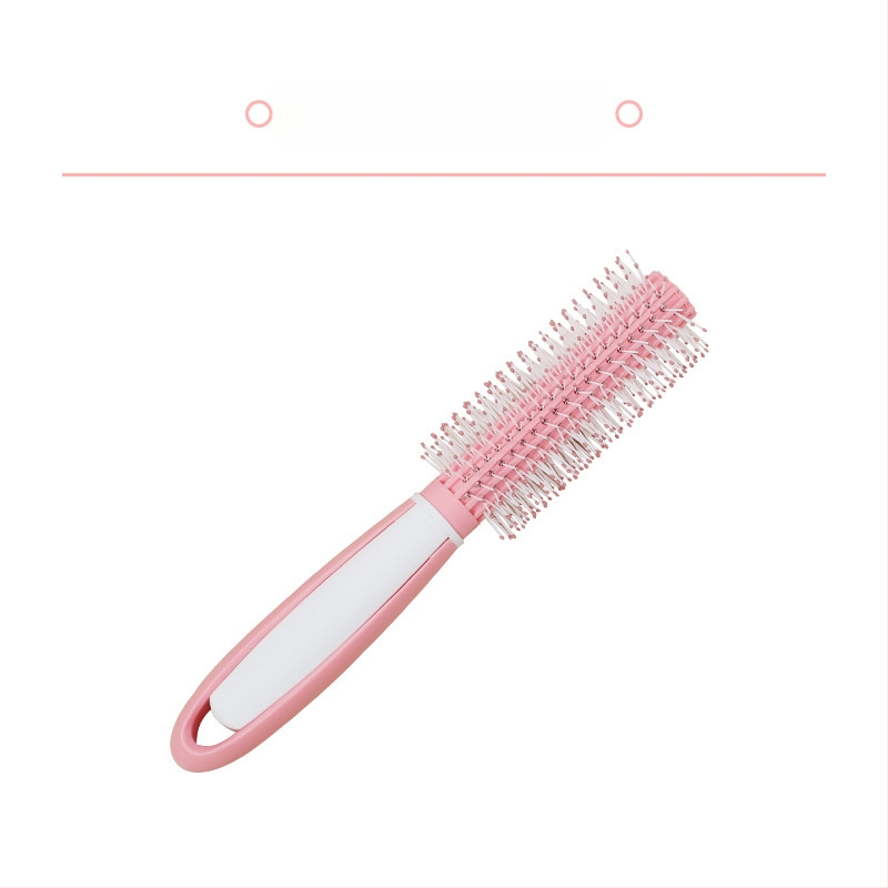 Pieptene anti-static cu pernă de aer pentru masajul părului, pentru bucle, din plastic, pieptene cu role portabile