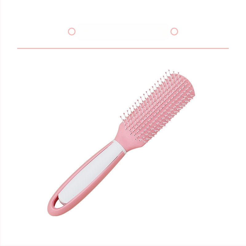 Pieptene anti-static cu pernă de aer pentru masajul părului, pentru bucle, din plastic, pieptene cu role portabile