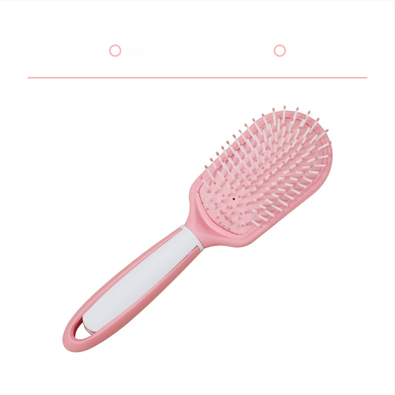 Pieptene anti-static cu pernă de aer pentru masajul părului, pentru bucle, din plastic, pieptene cu role portabile