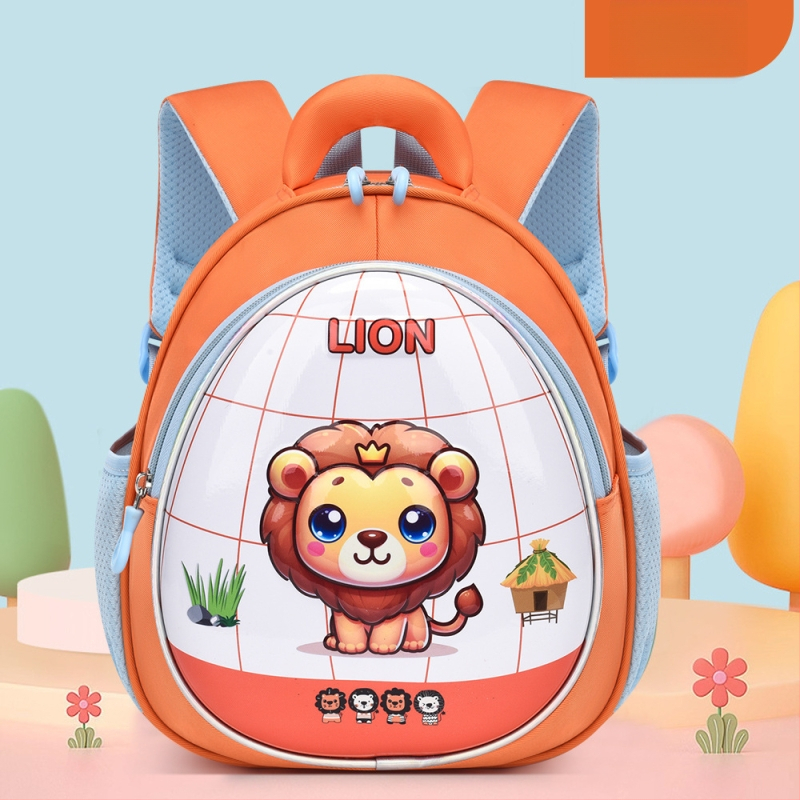 Zhijie rucsac ultraușor pentru grădiniță, cu carcasă 3D rigidă, unisex, pânză, 3–6 ani