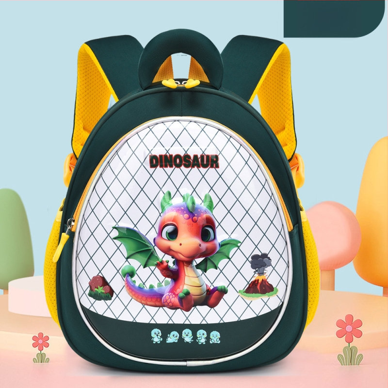 Zhijie rucsac ultraușor pentru grădiniță, cu carcasă 3D rigidă, unisex, pânză, 3–6 ani