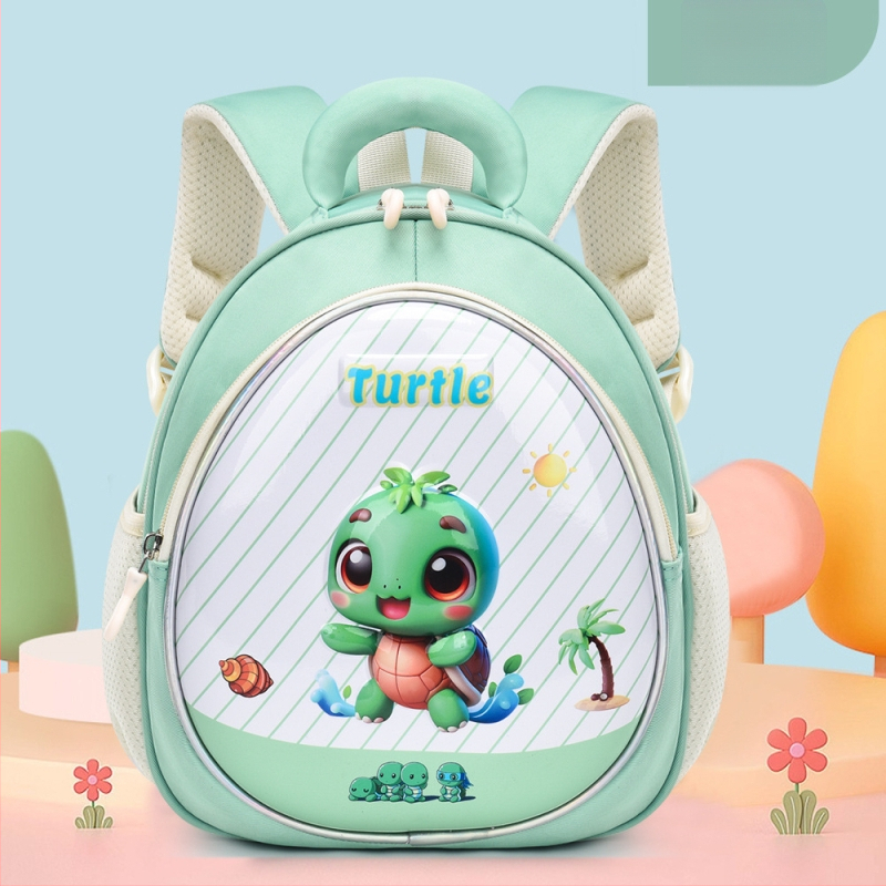 Zhijie rucsac ultraușor pentru grădiniță, cu carcasă 3D rigidă, unisex, pânză, 3–6 ani