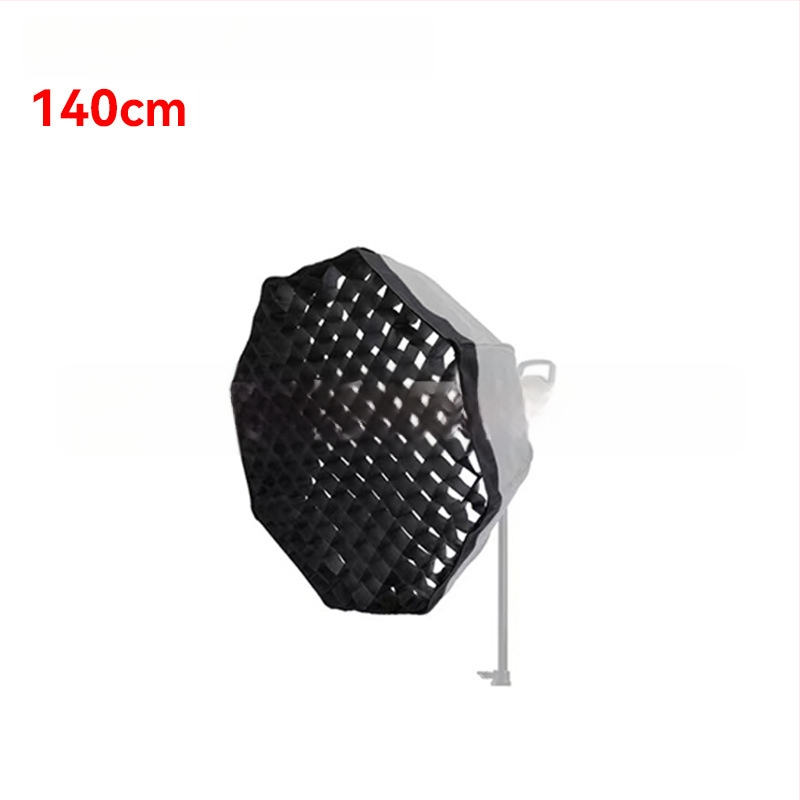 Softbox με πλέγμα για φωτογράφηση σε στούντιο, οκταγωνικό-ορθογώνιο πλέγμα με μοτίβο κυψελών, βαθύς απόδοση φωτός, γρήγορη εγκατάσταση, διαχυτής φωτός και κάλυμμα φλας