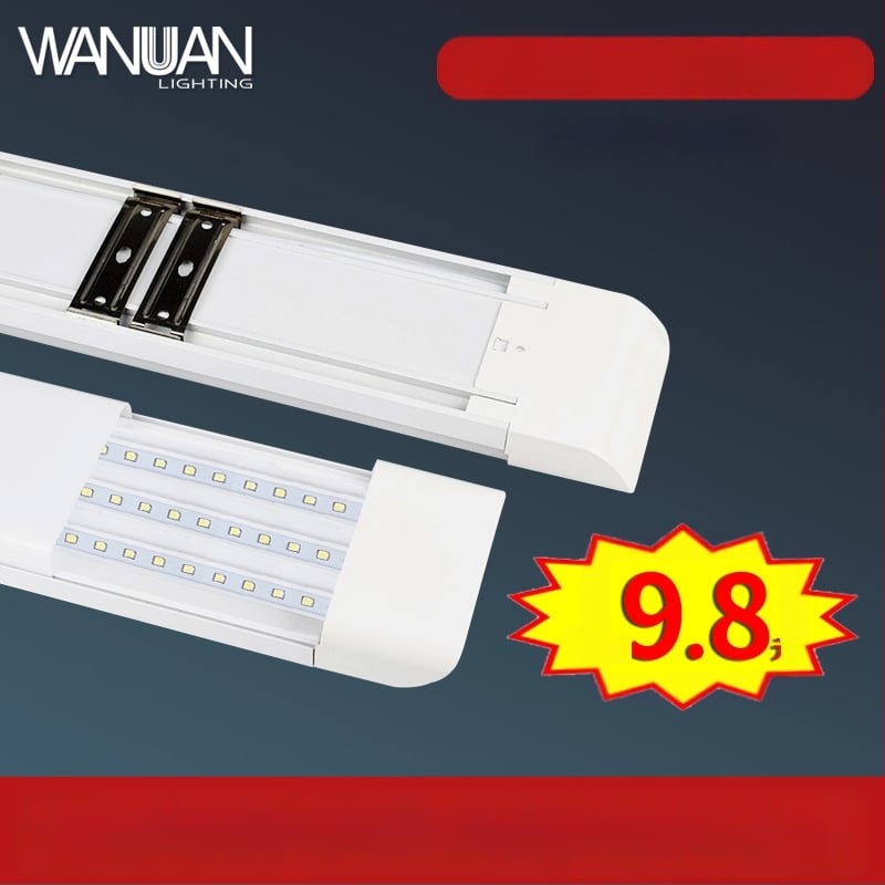LED λυχνία καθαρισμού με τρεις προστασίες, μακριά LED λωρίδα φωτισμού για σούπερμάρκετ και εμπορικούς χώρους, ενσωματωμένος ανθεκτικός στη σκόνη βραχίωνας, αλουμινένιο περίβλημα