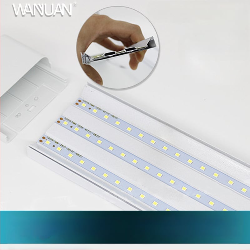 LED λυχνία καθαρισμού με τρεις προστασίες, μακριά LED λωρίδα φωτισμού για σούπερμάρκετ και εμπορικούς χώρους, ενσωματωμένος ανθεκτικός στη σκόνη βραχίωνας, αλουμινένιο περίβλημα