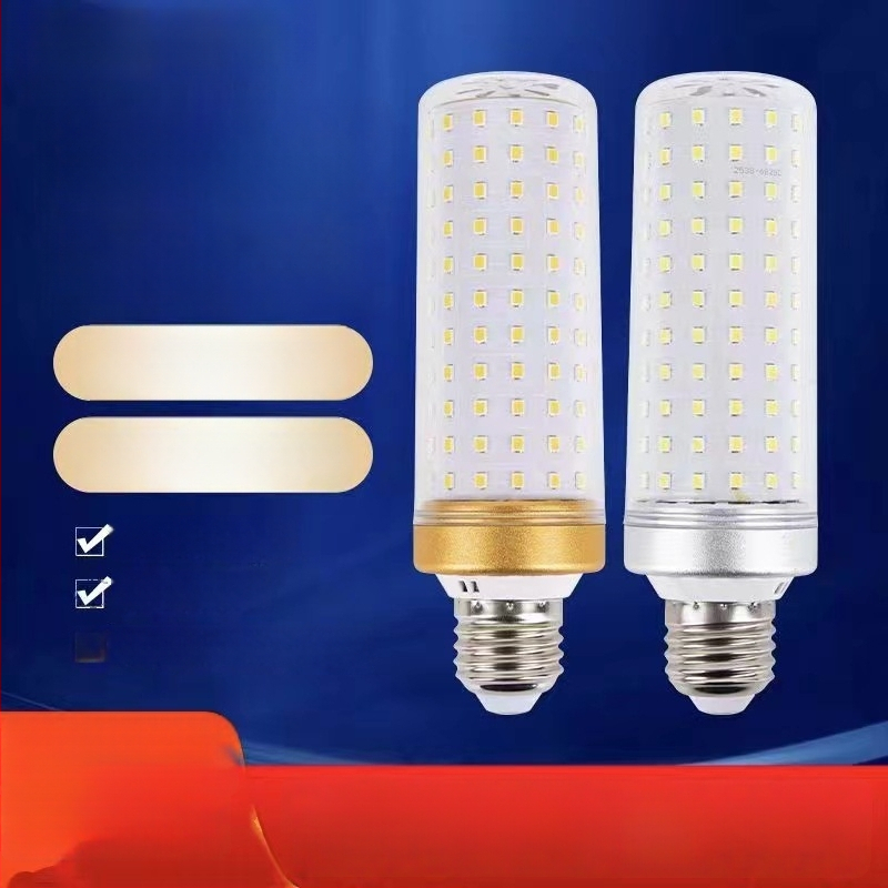 LED свещна лампа с цокли E14 или E27, трицветно осветление, енергоспестяваща, висока яркост, защита на очите, без трептене