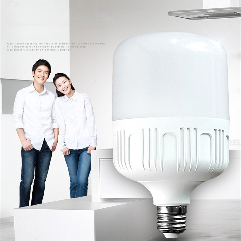LED крушка E27, 5W, 10W, 15W, 20W, 30W, 45W, 65W, енергоспестяваща бяла светлина
