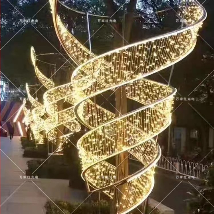 Εξωτερικό LED φως διακόσμησης σε σχήμα δέντρου για δρόμους, εμπορικά κέντρα, πάρκα και περιοχές θέας — αδιάβροχο IP66, κρεμαστό φως διακοσμητικό που περιβάλλει το δέντρο