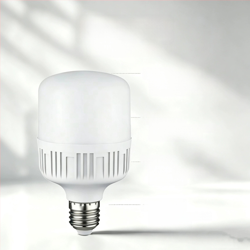 LED лампа с енергоспестяване, цокъл E27, голямо резбово гнездо, бяла светлина за домашно осветление, подходяща за склад и работилница