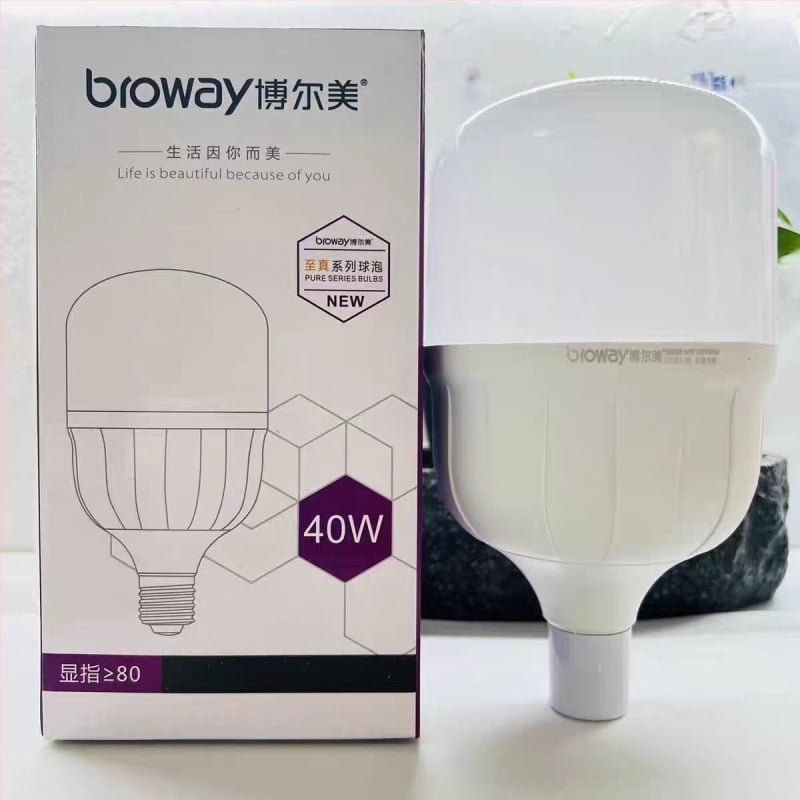 LED цилиндрична крушка с база E27, енергоспестяваща, супер ярка, индустриална употреба