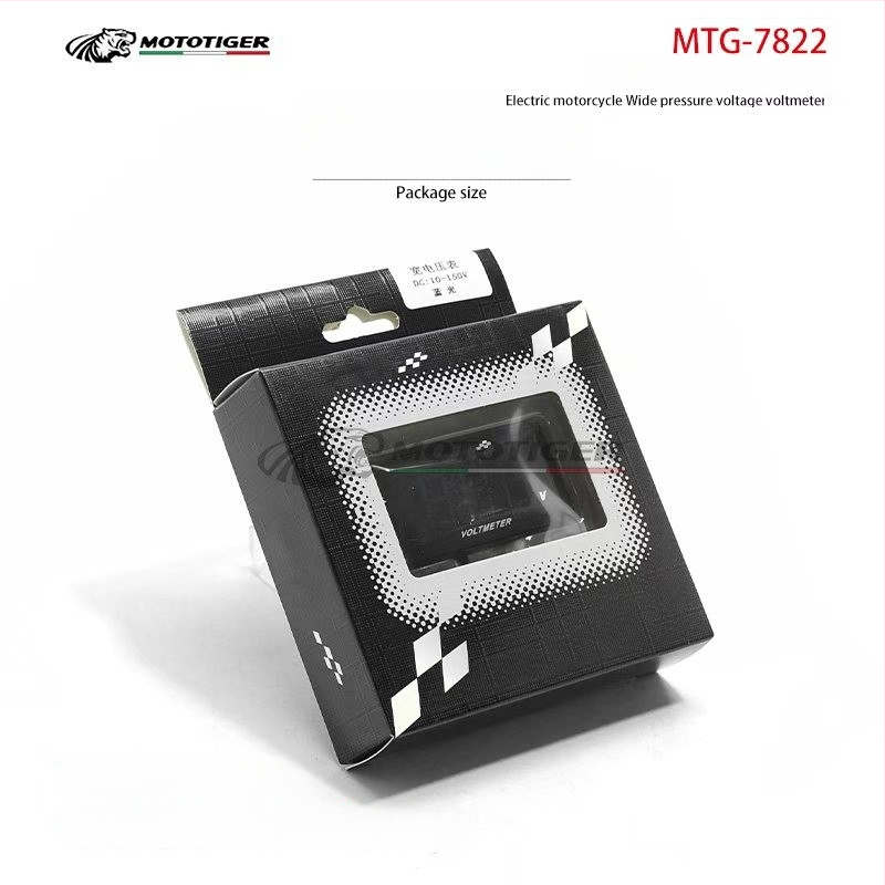 MTG-7822 LCD feszültség kijelző, 10V-150V, elektromos motorkerékpárhoz