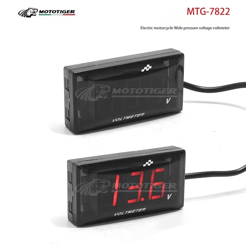 MTG-7822 LCD feszültség kijelző, 10V-150V, elektromos motorkerékpárhoz