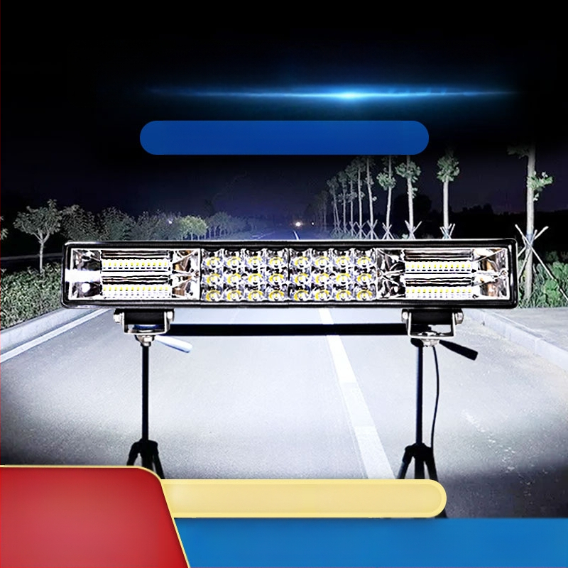 LED λωρίδα φωτός αυτοκινήτου με προβολέα και φώτα μπάρ, 12–24V υψηλής έντασης, υψηλό/χαμηλό φως, στροβ φωτισμός