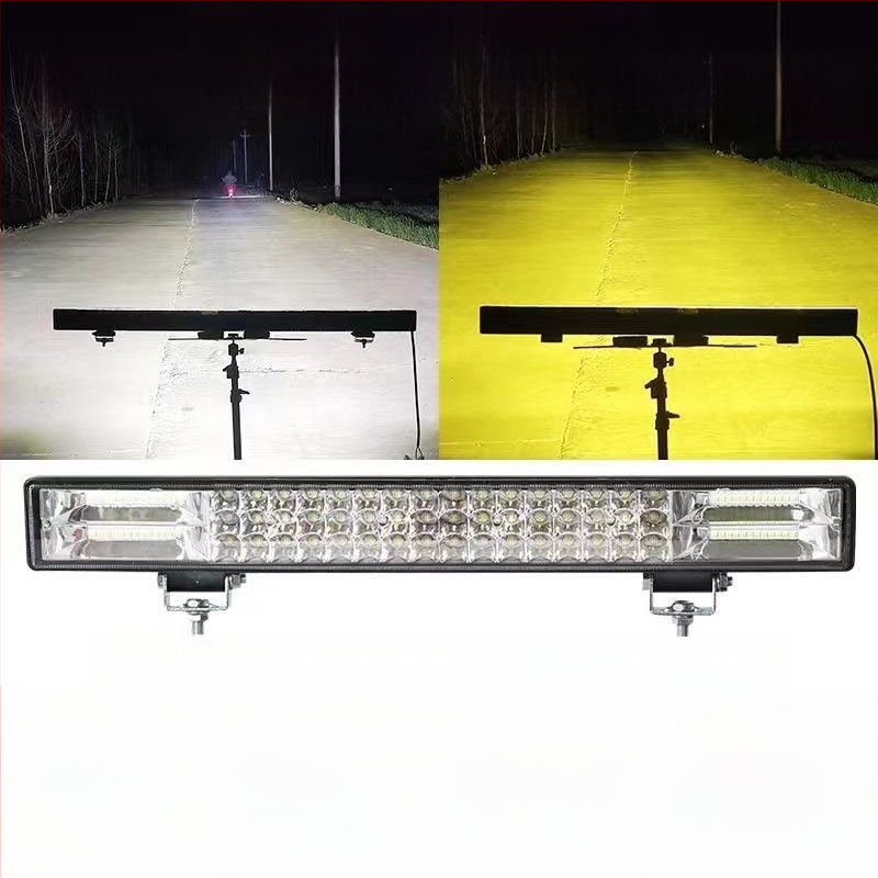 LED λωρίδα φωτός αυτοκινήτου με προβολέα και φώτα μπάρ, 12–24V υψηλής έντασης, υψηλό/χαμηλό φως, στροβ φωτισμός
