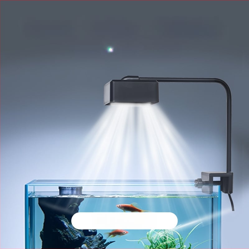 LED квадратна лампа за аквариум – осветление с пълен спектър за водни растения, декоративно осветление, USB лампа против водорасли