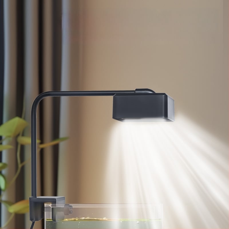 LED квадратна лампа за аквариум – осветление с пълен спектър за водни растения, декоративно осветление, USB лампа против водорасли