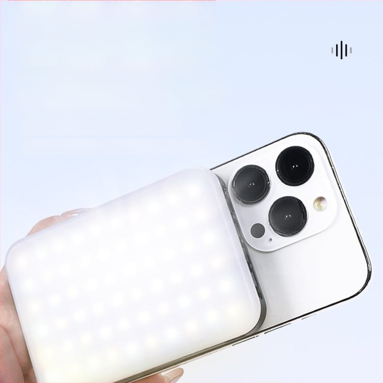 Φορητό RGB LED φως τσέπης με ενσωματωμένη επαναφορτιζόμενη μπαταρία, κατάλληλο για φωτογράφηση με κινητό και φωτισμό ομορφιάς
