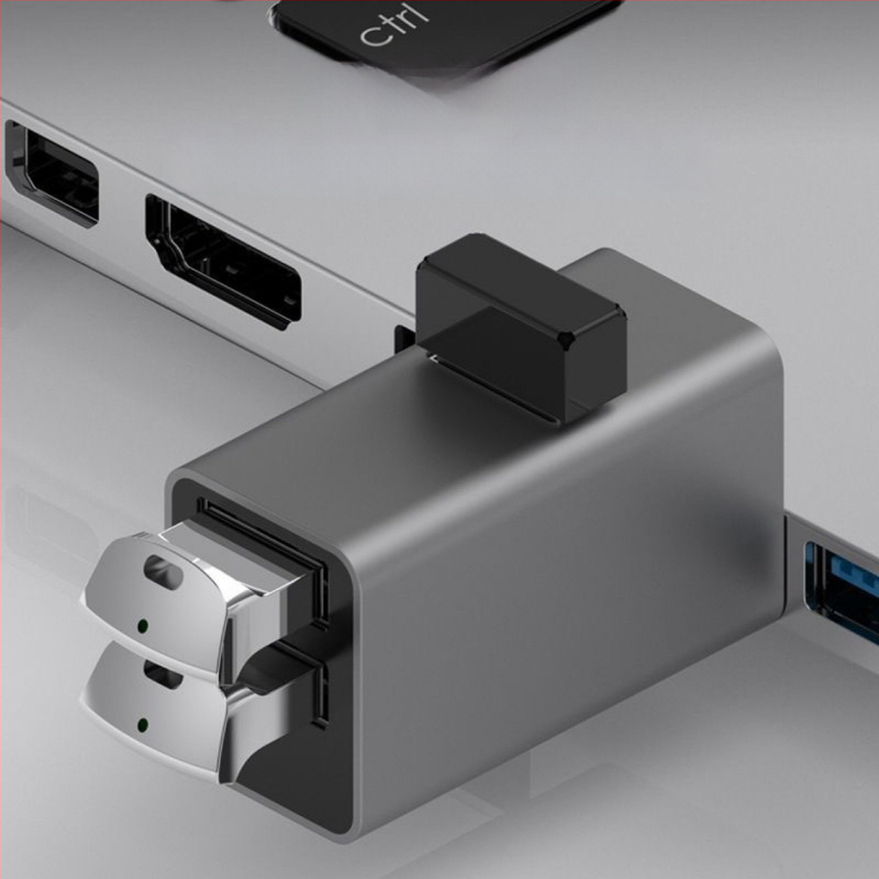 USB 3.0 hub s tri porta za laptop, docking stanica USB 2.0