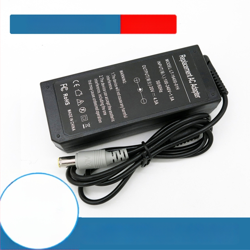 Laptop töltő 20V 4.5A 8-pontos csatlakozóval E40