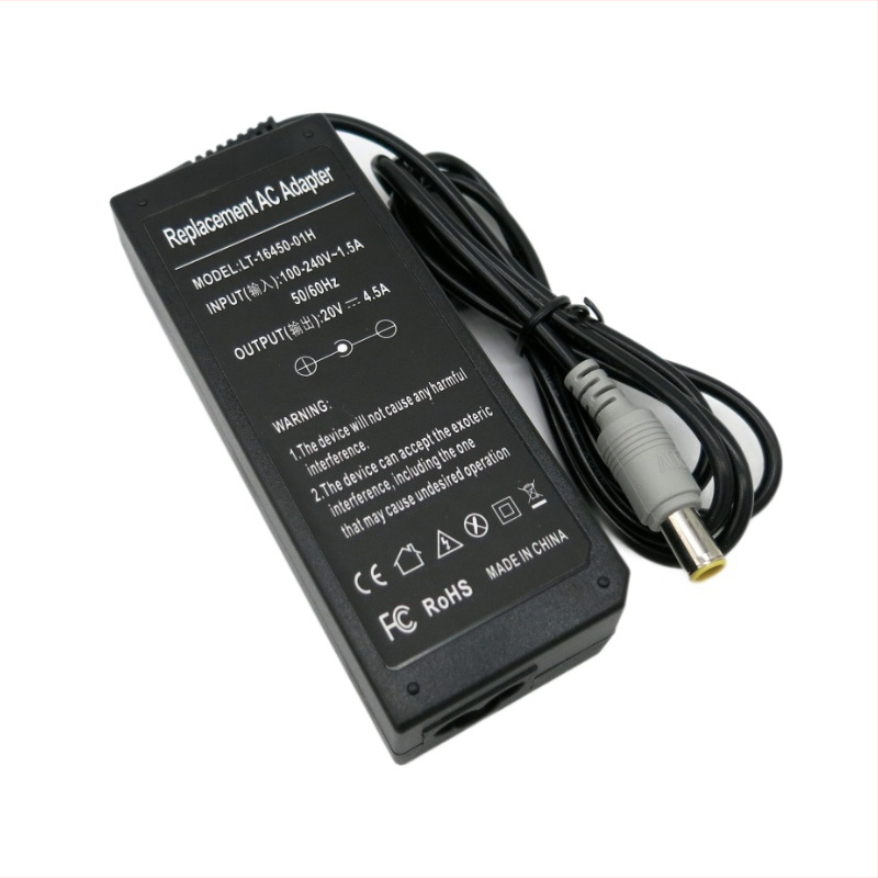 Laptop töltő 20V 4.5A 8-pontos csatlakozóval E40