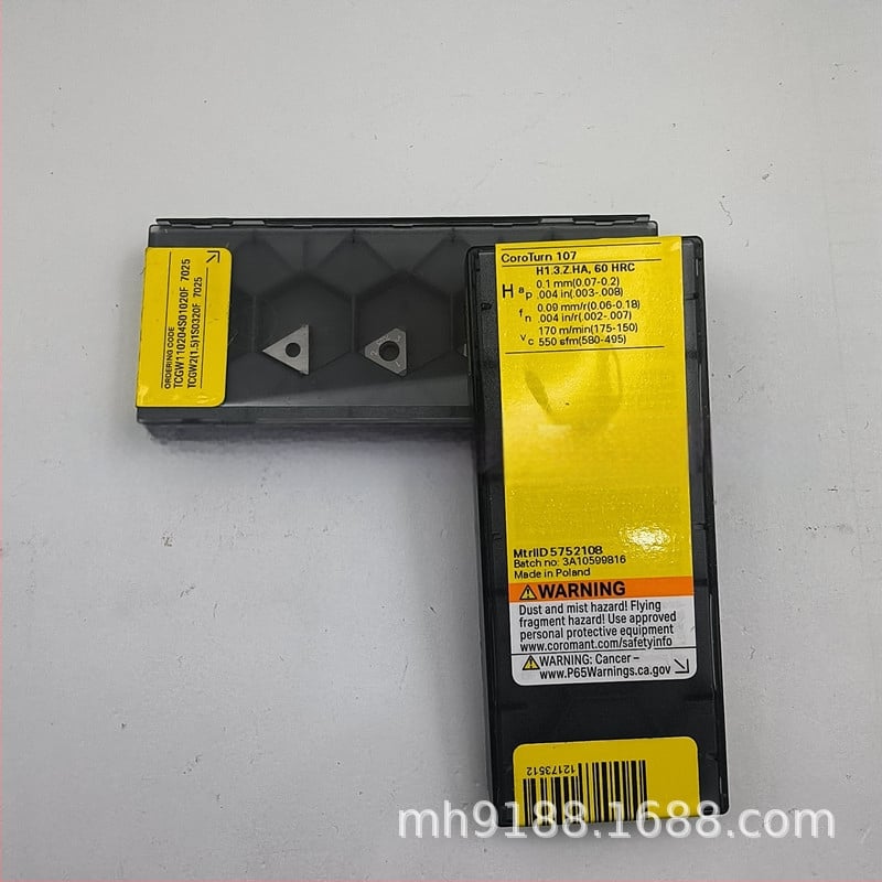Αρχικό CNC εργαλείο τόρνου TCGW110204S01020F, 7025 κόκκος κοπής, 20 kg