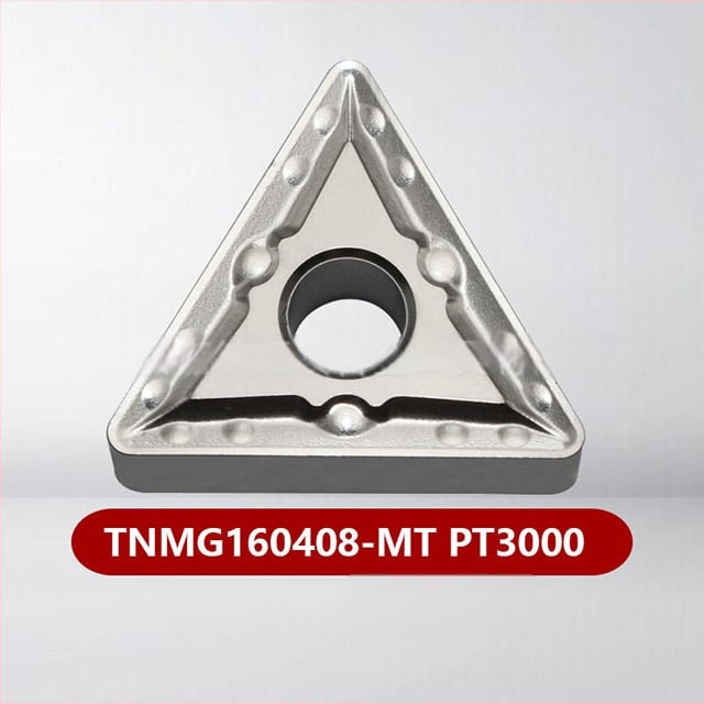 Μεταλλοκεραμικό CNC εργαλείο κοπής TNMG160404-MT PT3000 ένθετο κατεργασίας χάλυβα