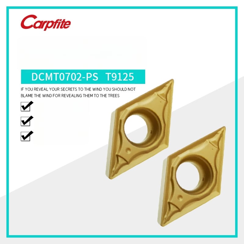 DCMT070204-PS 9125 CNC διαμαντικό ένθετο τόρνου για σκληρό χάλυβα
