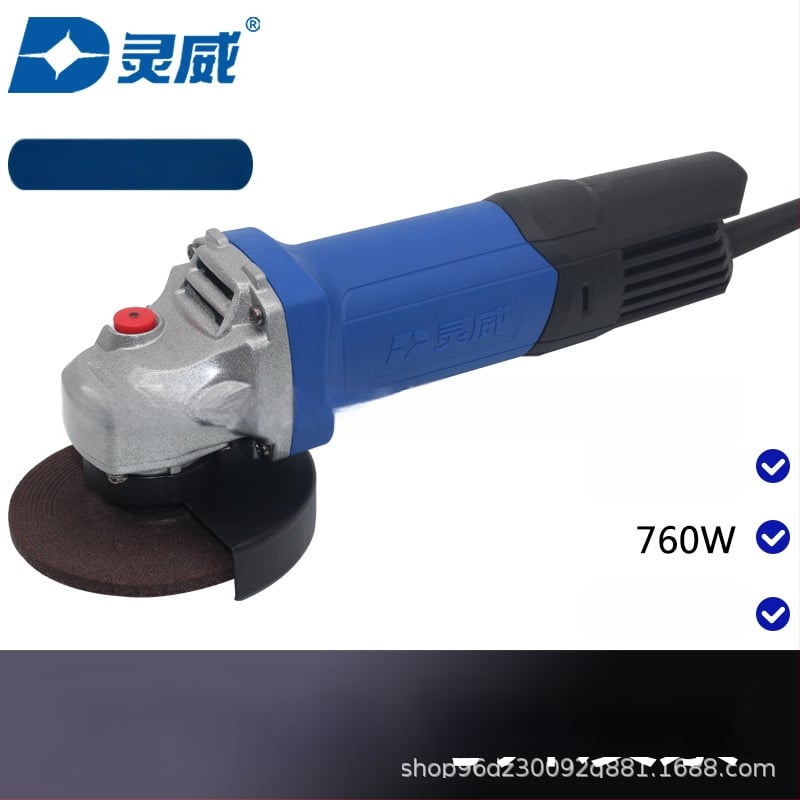 Lingwei 0202 Ηλεκτρικός Μικρός Γωνιακός Τροχός για Γυάλισμα, Τρίψιμο και Κοπή