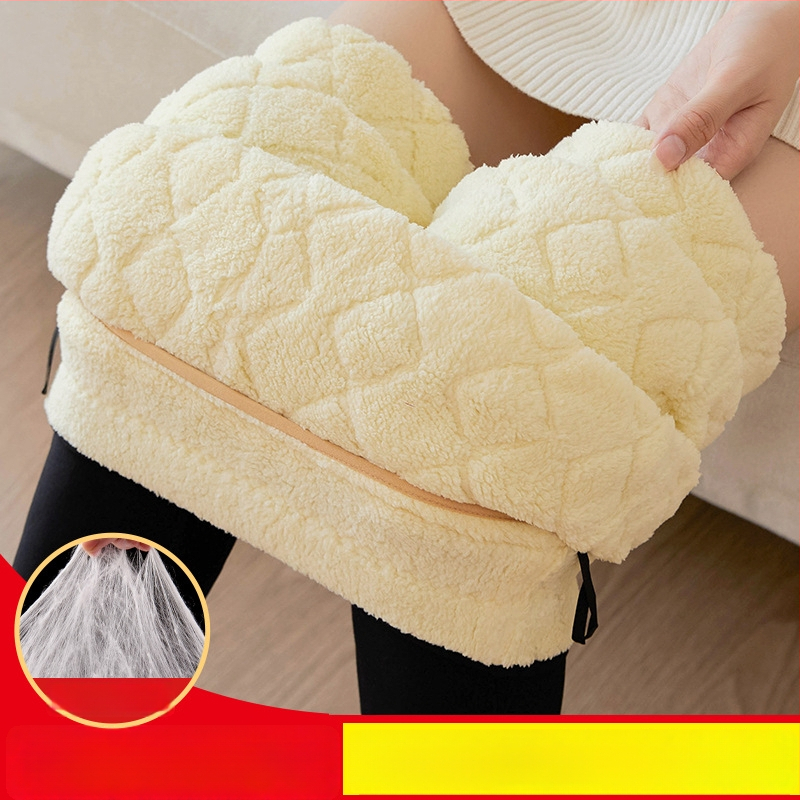 Colanți termici pentru iarnă, cu căptușeală din fleece, talie înaltă, foarte groși și calzi pentru purtare afară
