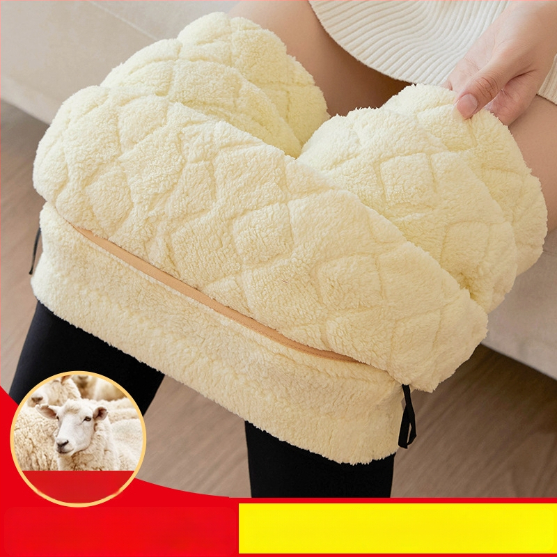 Colanți termici pentru iarnă, cu căptușeală din fleece, talie înaltă, foarte groși și calzi pentru purtare afară