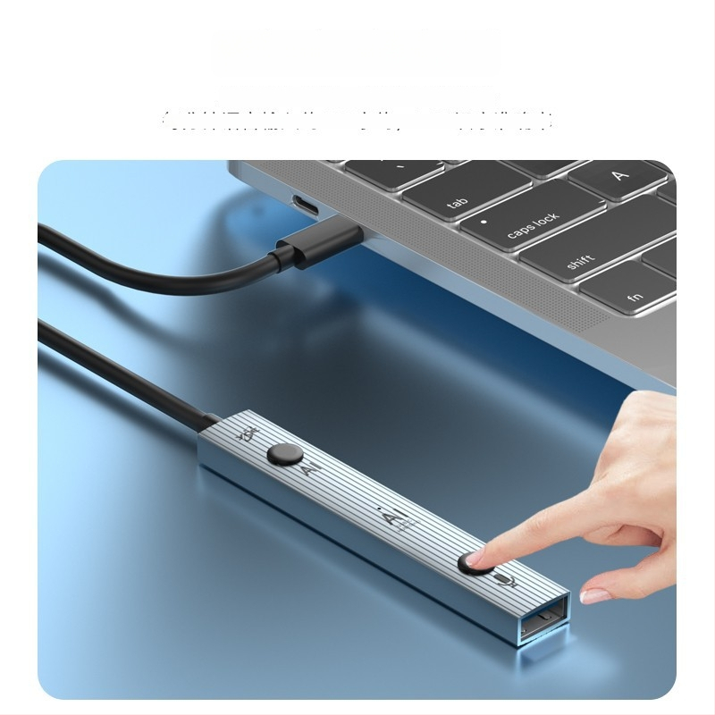 AI-vezérelt USB-C intelligens hub beszéd-alapú fordítással 146 nyelvre