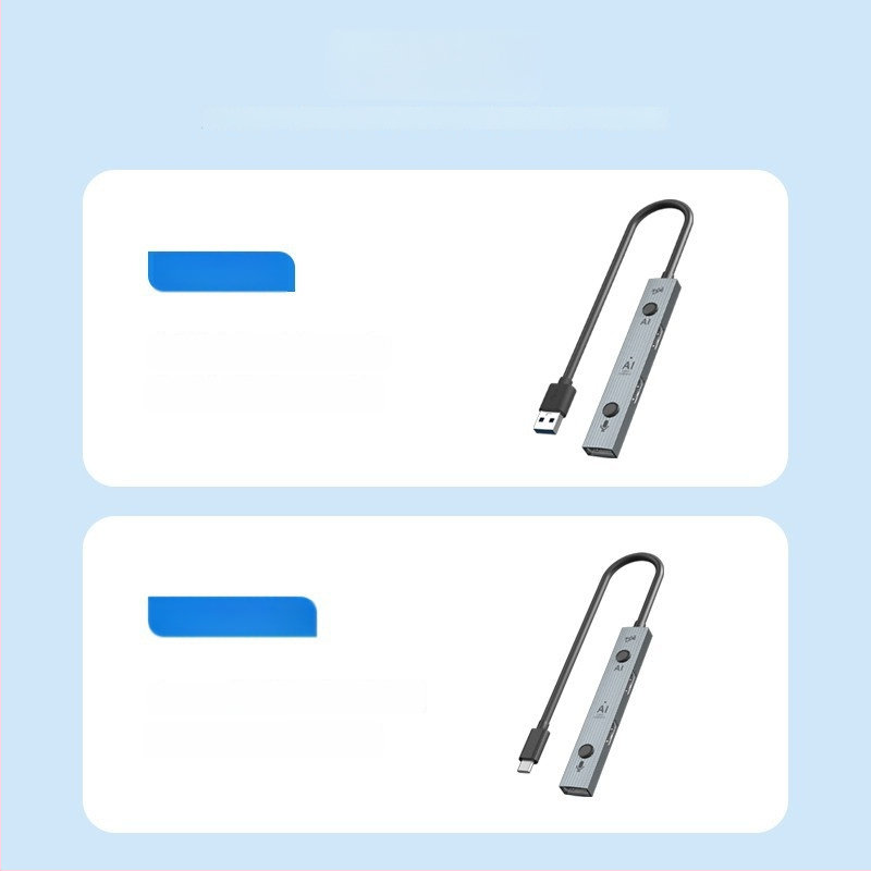 AI-vezérelt USB-C intelligens hub beszéd-alapú fordítással 146 nyelvre