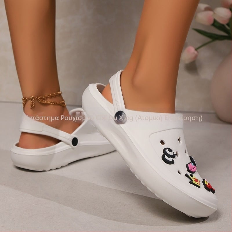 Τσόκαρα Eva σε Ιαπωνικό Στυλ για Γυναικεία, Καλοκαιρινά Αντιολισθητικά Χαριτωμένα Σανδάλια Παραλίας με Χοντρή Σόλα και Κινούμενα Σχέδια για Άνδρες, Μοντέρνα στο Instagram