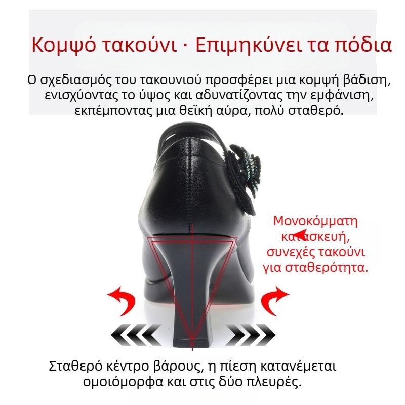 Εκρηκτικά παπούτσια επίδειξης μόδας με ψηλοτάκουνα παπούτσια αδυνατίσματος Cheongsam για μητέρες, μονόχρωμα, ρηχά, κομψά γυναικεία ρηχά παπούτσια