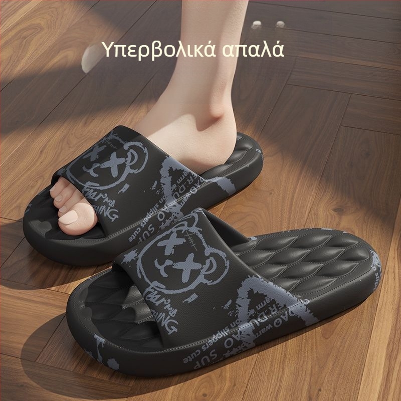 Σούπερ καυτές παντόφλες ανδρών 2024 μοντέρνες καλοκαιρινές αντιολισθητικές χοντρές μπότες, αντιοσμητικές, αίσθηση σκαλοπατιών, σανδάλια για ζευγάρια για άνδρες