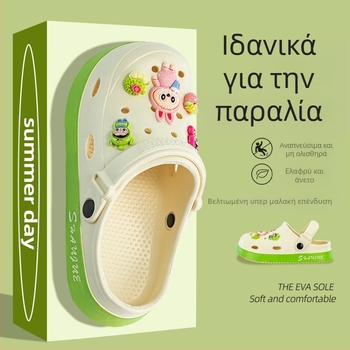 Νέα Fruit Rab Cloth All-match Διπλό Χρώμα Ανδρικά και Γυναικεία Παπούτσια με Τρύπες Εξωτερική Ρούχα Αντιολισθητικές Παντόφλες Μοντέρνα Σανδάλια