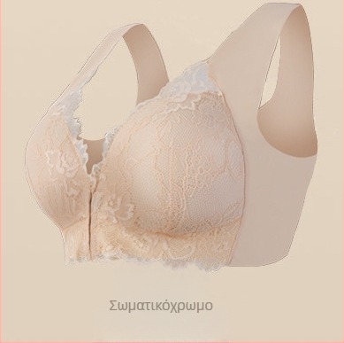 Διασυνοριακό Ευρωπαϊκό και Αμερικανικό Εξωτερικό Εμπόριο με Δαντέλα, Άνοιγμα Μπροστά, Πόρπη, Plus Size, Χωρίς Ατσάλινο Δαχτυλίδι, Σουτιέν, Μεγάλο Στήθος, Μικρό, Άνετο, Αναπνέον, Γυναικείο