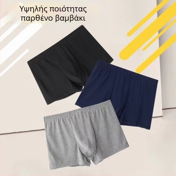 Ανδρικά βαμβακερά εσώρουχα, φαρδιά, μποξεράκια μεγάλων μεγεθών, αναπνεύσιμα μποξεράκια, βαμβακερά σορτς μεσαίας μέσης, χονδρικής