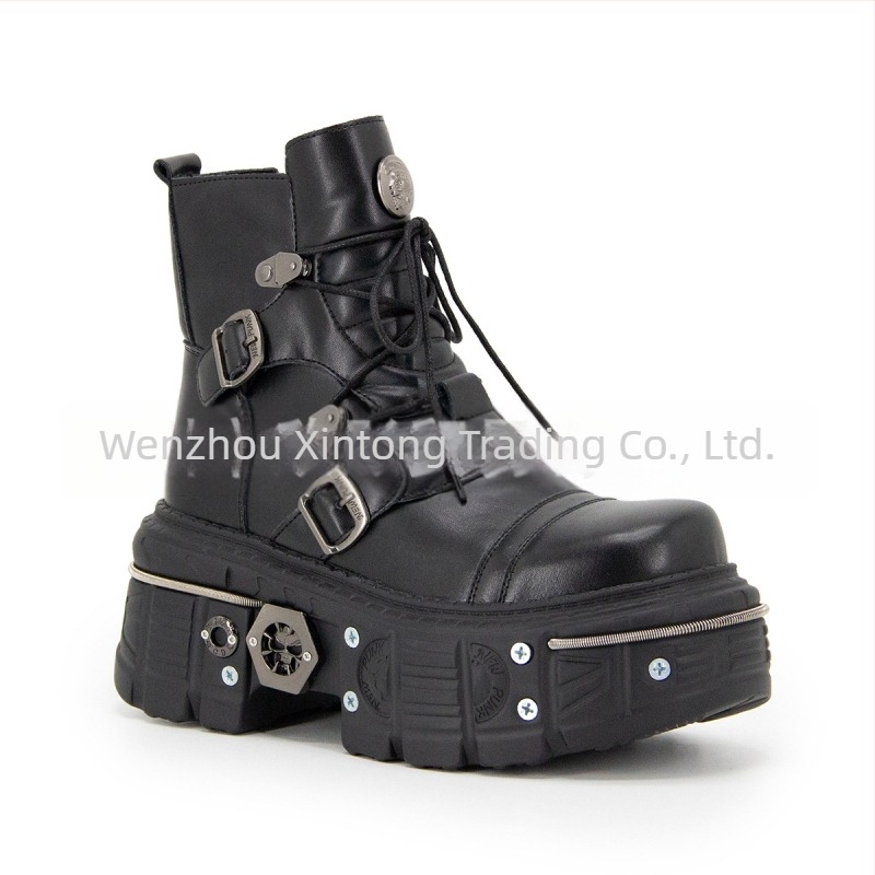 Μπότες Y2K με χοντρό πάτο 2024, νέες μπότες Martin για διασυνοριακό εμπόριο μεταξύ Ευρώπης και Αμερικής, γοτθικές μπότες πανκ locomotive, γυναίκες