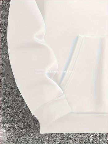 Ανδρικό Φούτερ με Κουκούλα Φθινόπωρο/Χειμώνα, Casual Πουλόβερ French Terry