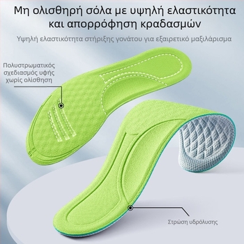 Αποσμητικό Mugwort και πάτος μασάζ χωρίς οσμές Απορροφητικός ιδρώτας Μαλακός και άνετος ιδρωμένος πάτος για άνδρες και γυναίκες Αναπνέοντα και στεγνά αθλητικά παπούτσια Μπότες