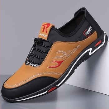 Αθλητικά Ανδρικά Παπούτσια Φθινοπώρου Νέα Slip-on Ανδρικά Παπούτσια Στυλ Yadan Άνετα Εξωτερικά Αναπνέοντα Δημοφιλή Casual Αθλητικά Δερμάτινα Παπούτσια