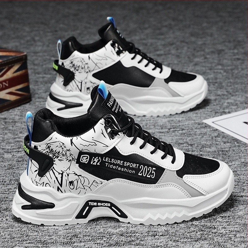 Ανδρικά παπούτσια χαμηλού ύψους για φθινόπωρο και χειμώνα 2024, λευκά, νέα αθλητικά παπούτσια, άνδρες, φοιτητές, παπούτσια για τρέξιμο, casual παπούτσια για μπαμπά, Ah