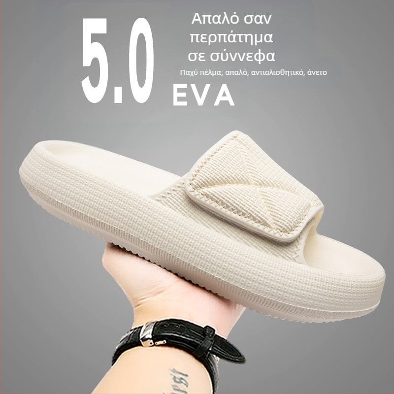[Παντόφλες με μαγική αγκράφα, μονολεκτικές] Νέα, ρυθμιζόμενα σανδάλια με χοντρή σόλα, διασυνοριακά, καλοκαιρινά, για τους λάτρεις της παραλίας