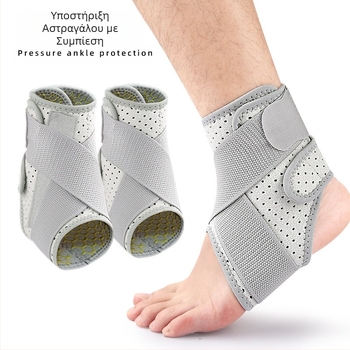 Προστασία αστραγάλου με πίεση για αθλήματα, ιππασία, μπάσκετ, μπάντμιντον, διπλό προστατευτικό σταθερής στήριξης με πίεση