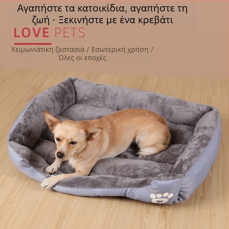 Αφαιρούμενο και πλενόμενο κλουβί κατοικίδιων για σκύλους, χαλάκι δαπέδου γάτας, ζεστό χαλάκι τεσσάρων εποχών, πολυγωνικά είδη κατοικίδιων, χονδρική πώληση κλουβιών κατοικίδιων