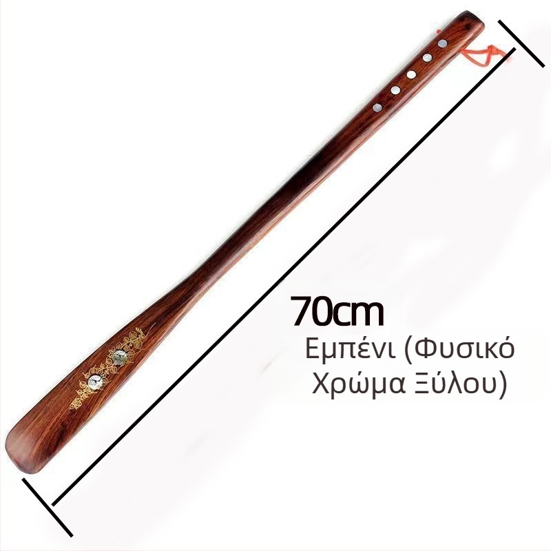 Χονδρική πώληση μαόνι χειροτεχνίας μακρύ ξύλινο παπούτσι εξολκέα εκτύπωση παπούτσια μακριά λαβή ανύψωση παπουτσιών από έβενο οικιακή εξαγωγή παπουτσιών